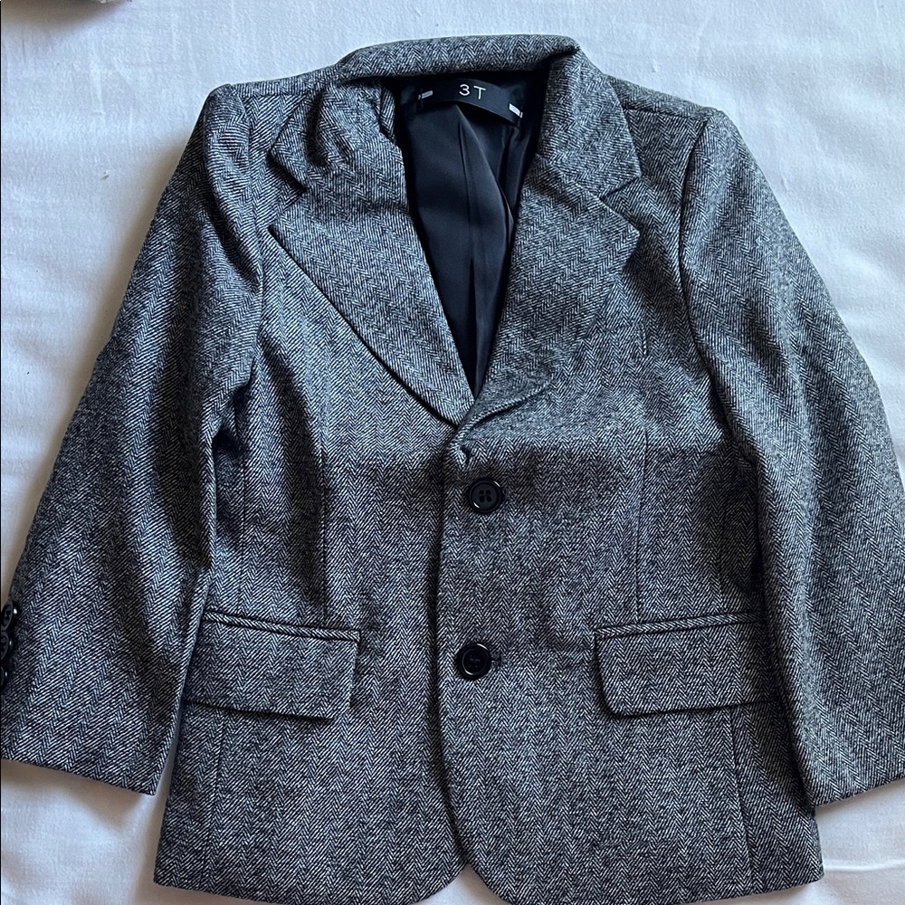 Gray Kids Blazer